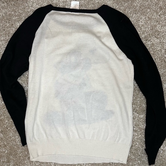 DISNEY Black & White Mickey Mouse Sweater - Size XL - Picture 5 of 6
